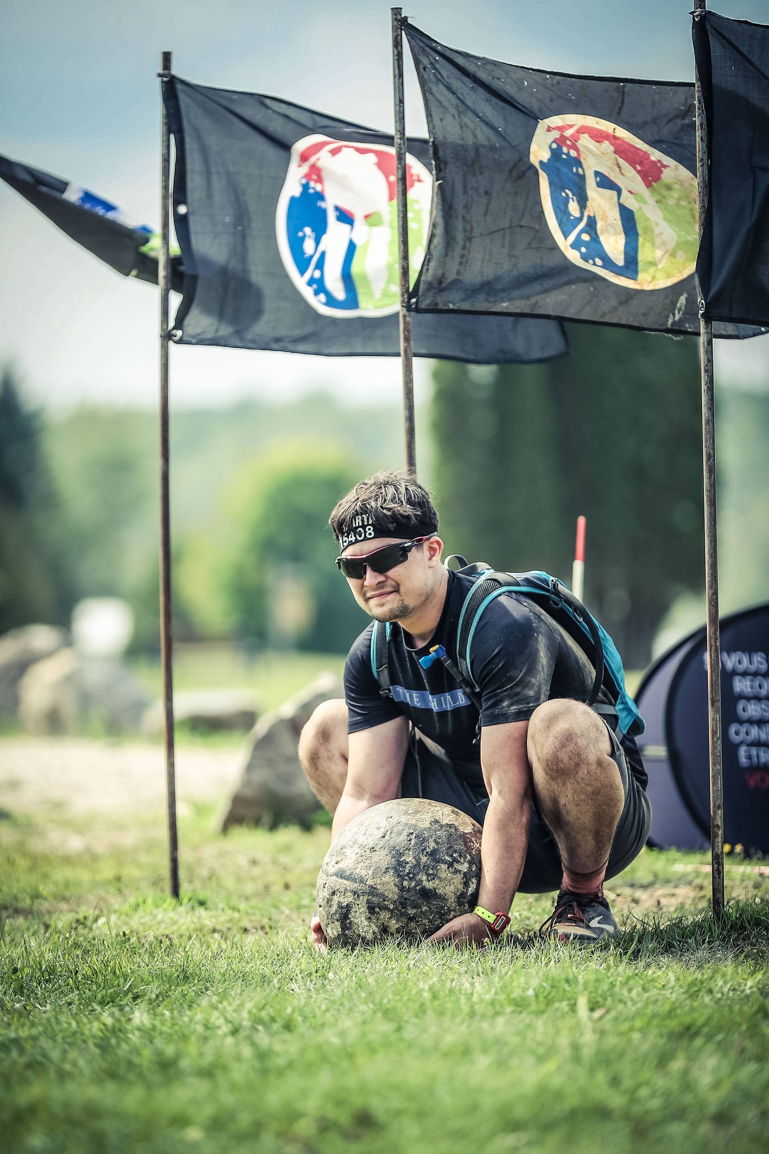 Rafael competing in a Spartan Race
